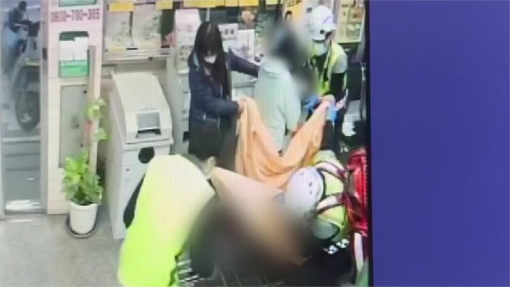 預產期還有三週...孕婦郵局洽公突破水 救護人員大廳內就地接生