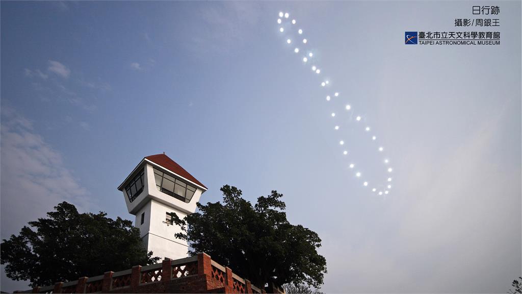 日行跡。圖／台北天文館提供