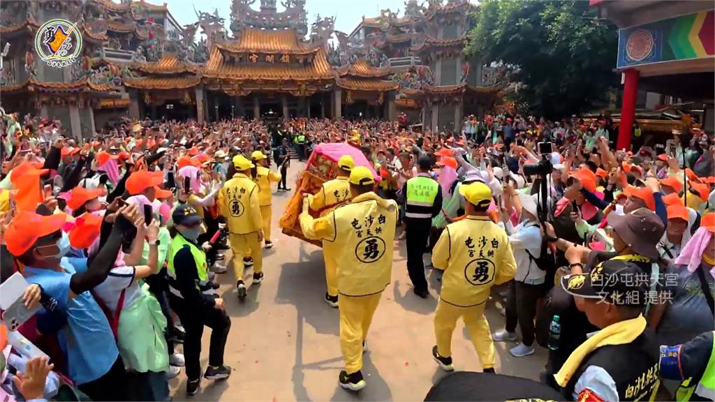 首度四媽相會！白沙媽衝鎮瀾宮找大甲媽停駕休息 顏清標親自接駕