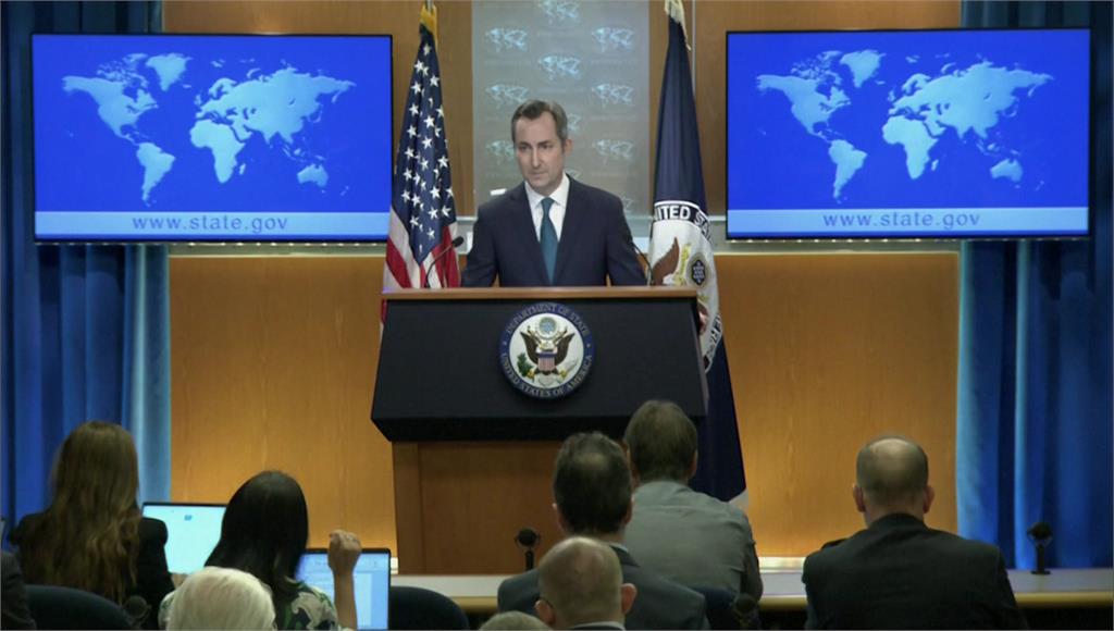 美國國務院發言人米勒否認美國慫恿習近平攻打台。圖／美聯社、路透社、CNN