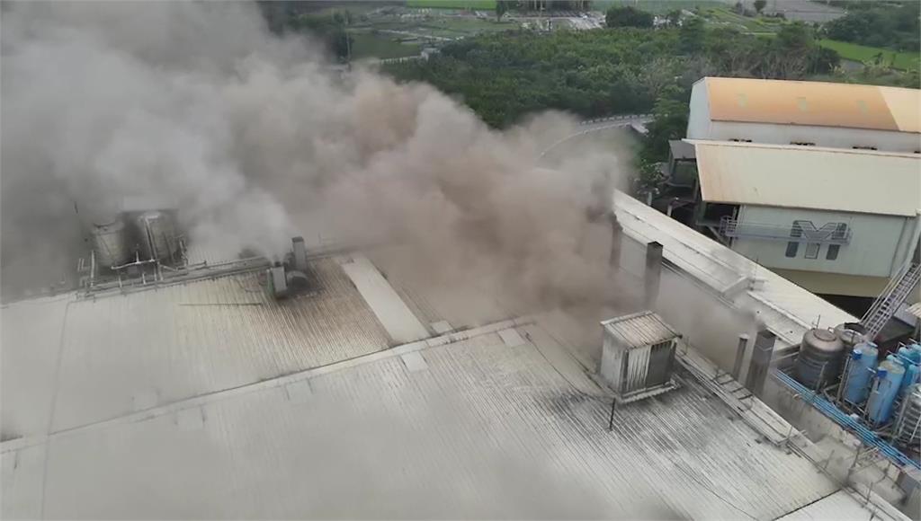 聯華食品彰化工廠大火。圖／台視新聞（資料畫面）