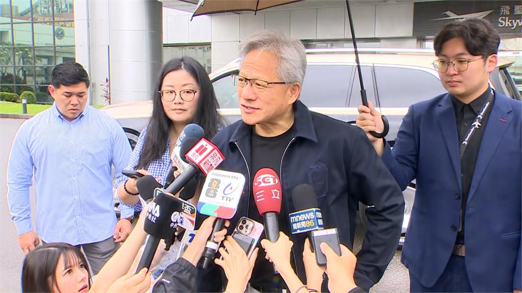 賴總統邀請參訪台電 黃仁勳回應了
