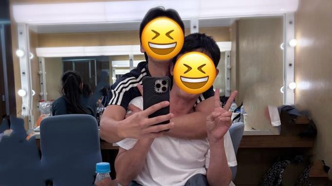 林柏宏和吳慷仁傳出因男主排名槓上，但兩人昨日發文闢謠。圖／翻攝自Facebook@吳慷仁Kang Ren Wu