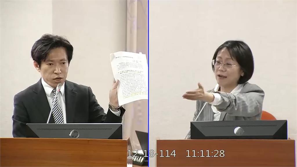 被問政院是否副署反年改修法 張惇涵引翁曉玲老公「意見書」反殺