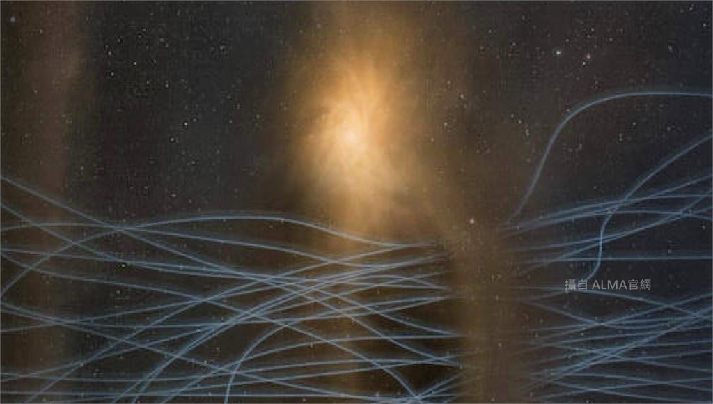 日專家天文學新發現，恆星寶寶會「打噴嚏」。圖／翻攝自ALMA官網