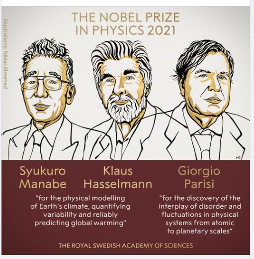 諾貝爾物理獎。圖／翻攝自facebook/nobelprize