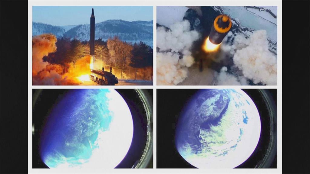 北韓證實30日試射的為「火星-12型」導彈。圖／翻攝自AP Direct