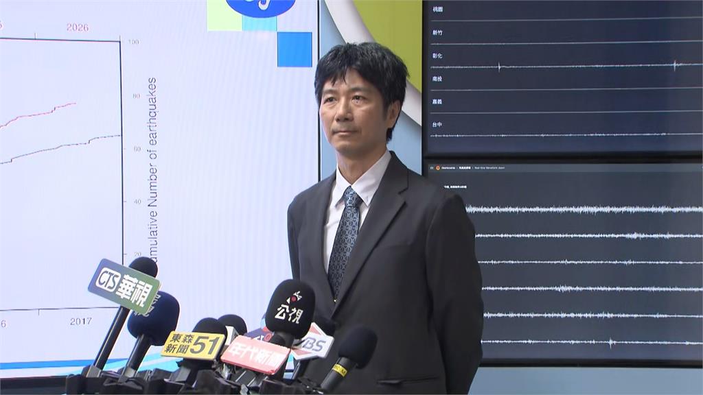 台南楠西10：14發生規模4.8地震 氣象署判定為「獨立事件」