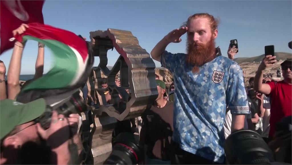英國極限運動家羅斯庫克，徒步跑遍非洲。圖／路透社