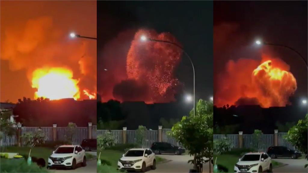 雅加達軍火庫大爆炸！ 巨響傳數公里居民驚