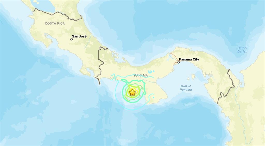 巴拿馬7.7強震後餘震不斷！再發生規模6.1地震 深度僅10公里
