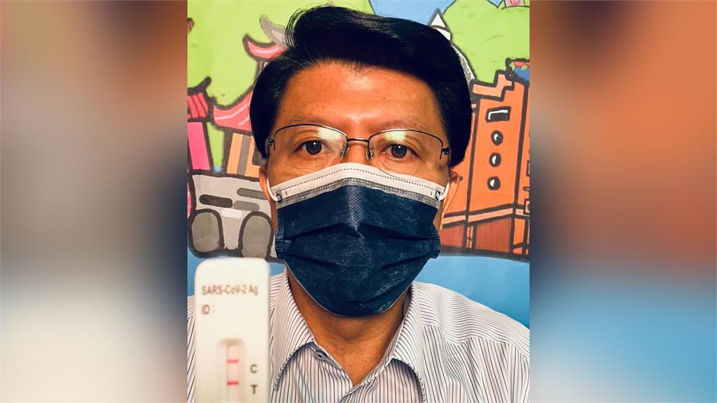 國民黨台南市長參選人謝龍介確診新冠肺炎。圖／翻攝自Facebook@謝龍介