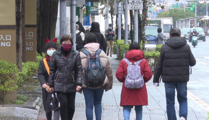 強烈冷氣團影響，北台灣恐跌破10度，週三才回暖。圖／台視新聞（資料畫面）