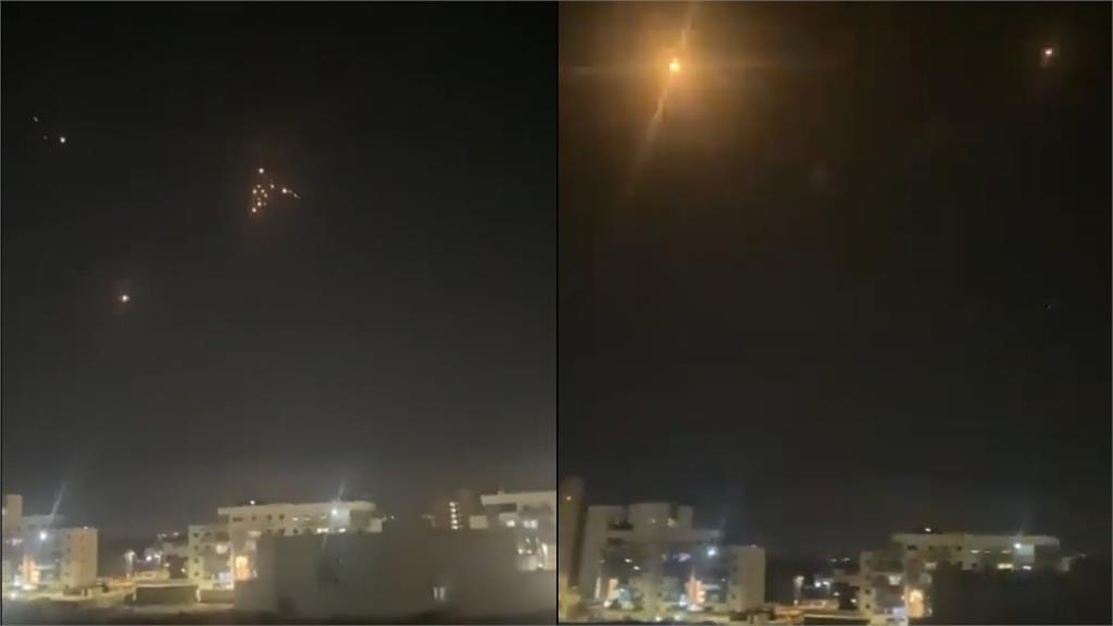 以色列軍方公布空襲影片。圖／翻攝自twitter@Israel ישראל