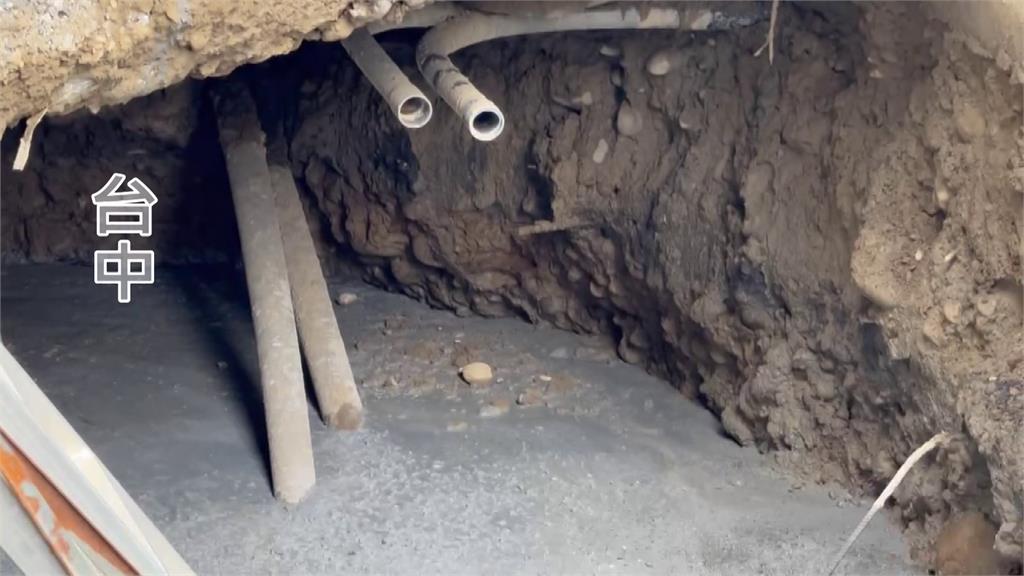 路現天坑建商急灌漿 居民憂房屋地基被掏空