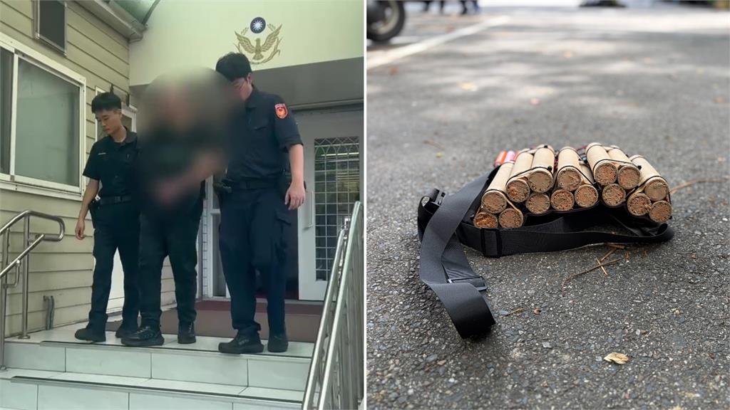 男攜爆裂物闖議長蔣根煌服務處！警查出「爆竹纏電線」 動機曝光