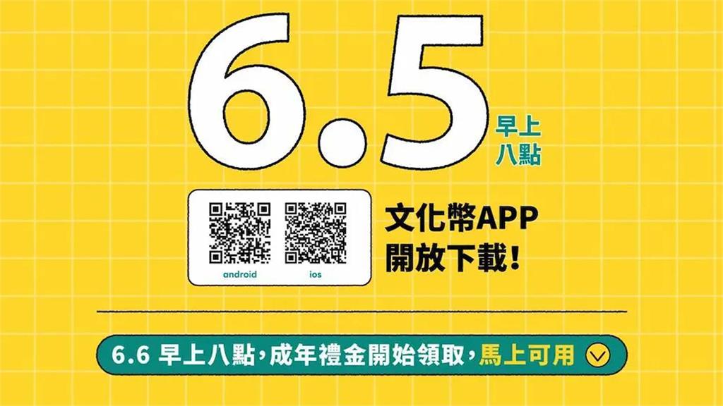 成年禮金APP週一上架。圖／文化部提供