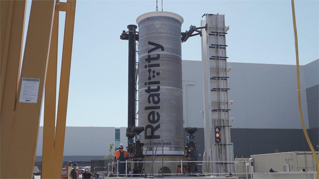 全球第一枚3D列印製造的火箭。圖／ 翻攝自YouTube@Relativity Space