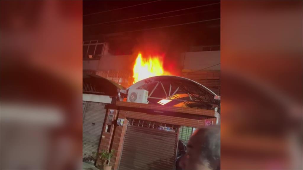 台中透天厝凌晨竄火8旬翁獲救 兒葬身火窟