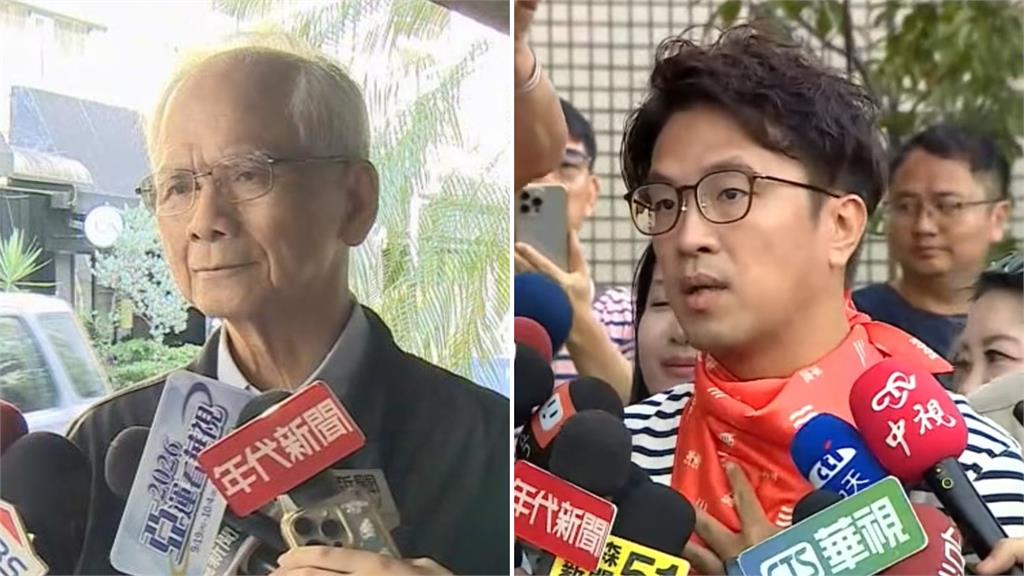 游錫堃北市選舉「一個領養女兒、一個認養阿公」 沈伯洋：只專注政見