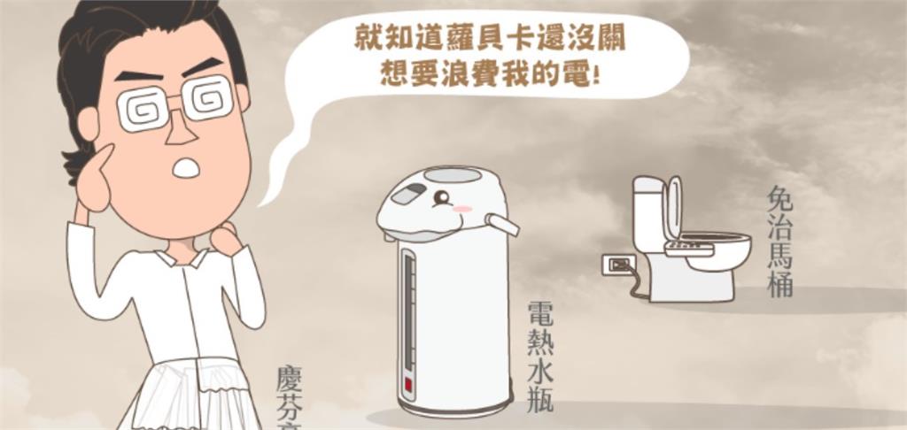 台電曝「2吃電怪獸」，耗電量可能比冰箱多。圖／翻攝自Facebook@TaiwanPowerCompany