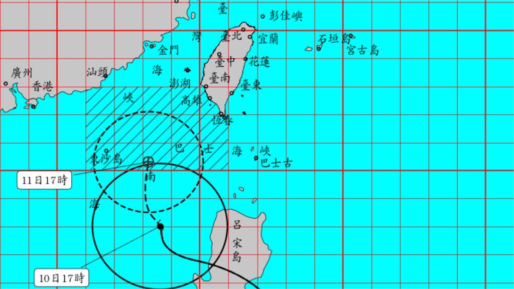 鳳凰來襲！氣象署發布海上警報 大台北山區、東半部嚴防豪雨