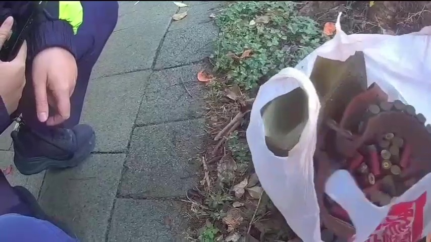 民生社區路邊撿到百發子彈 男到案稱「爺爺遺物」被移工當垃圾丟