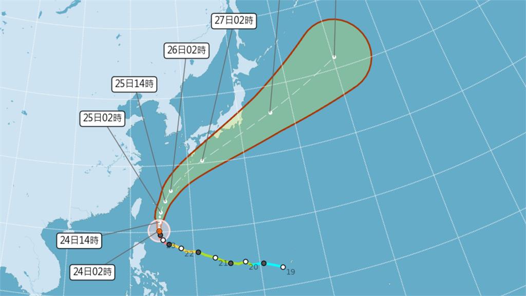 米克拉降為中颱！專家曝「最靠近台灣時間」 示警沿海13級陣風