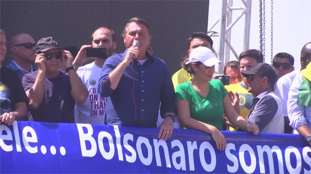 巴西總統波索納洛。圖／台視新聞