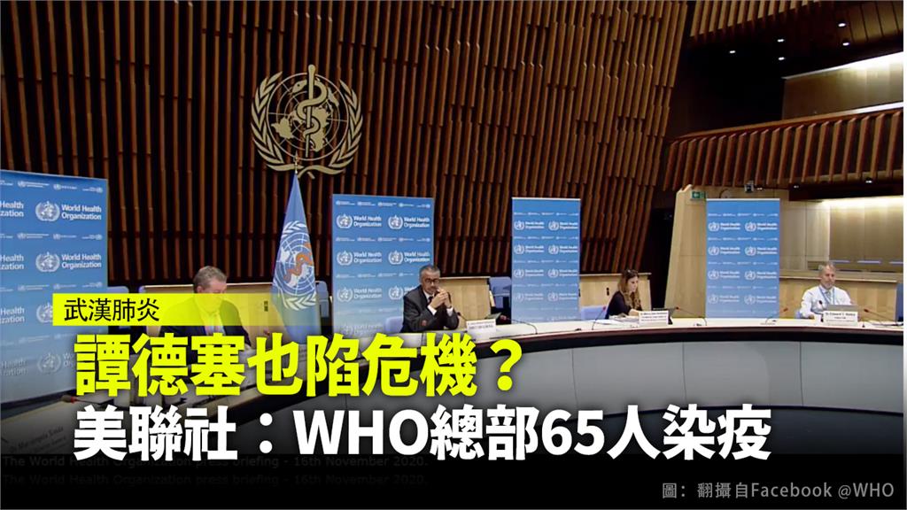 譚德塞也陷危機？ 美聯社：WHO總部65人染疫