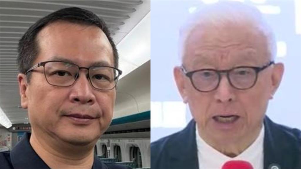 國民黨主席參選人羅智強（左）宣布對聯電創辦人曹興誠（右）提告。圖／翻攝自Facebook@羅智強、台視新聞（資料畫面）