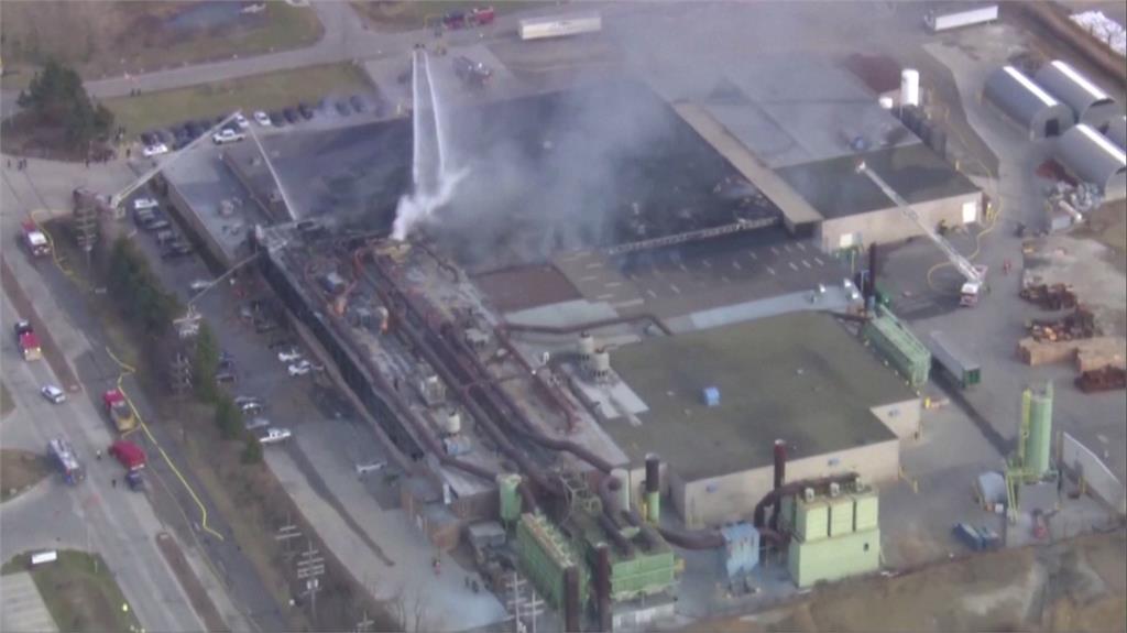 俄亥俄州一家金屬工廠發生爆炸。圖／路透社、CNN