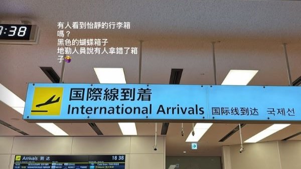 鄭怡靜飛東京羽田「行李遭誤拿」！裡頭是重要比賽用品 教練緊急求助