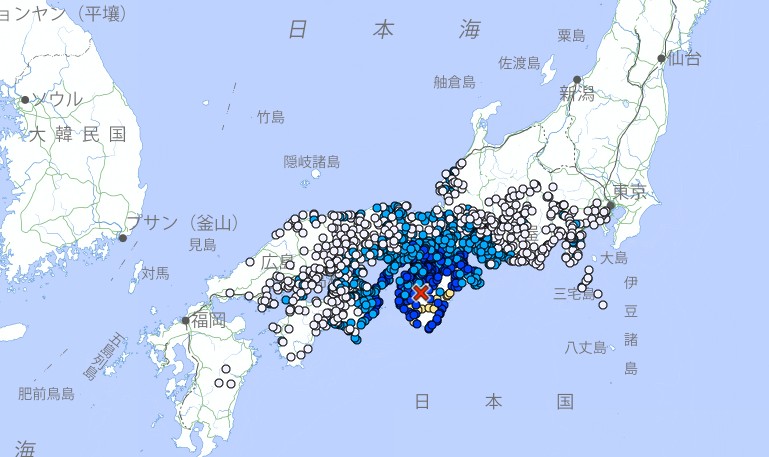 日本奈良縣規模5.7地震！最大震度四級 大阪、京都皆有感
