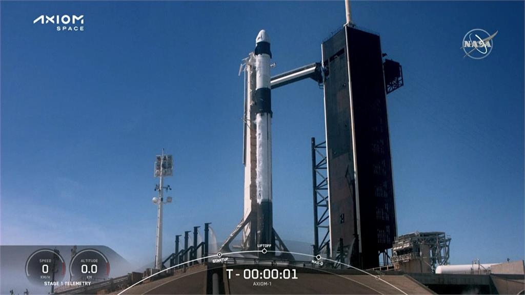 SpaceX協助載送四名非現役太空人前往國際太空站。圖／翻攝自NASA 