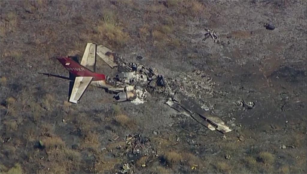 小型私人飛機墜機，機上6人全罹難。圖／路透社、CNN
