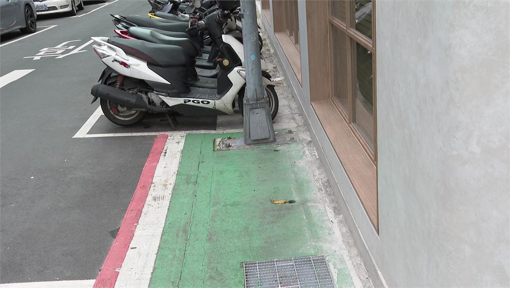 台北松山區巷弄的人行道登上國外論壇。圖／台視新聞