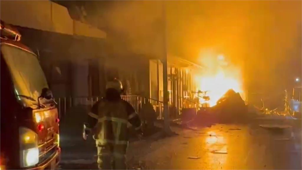 台東成功餐廳傳氣爆火警 消防灌救幸無人受困
