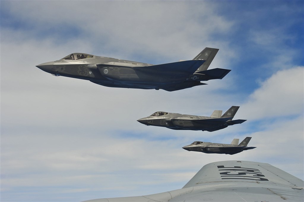 川普政府出售50架最先進的F-35戰機給阿聯和以色列。圖：翻攝自US Air Force Flickr
