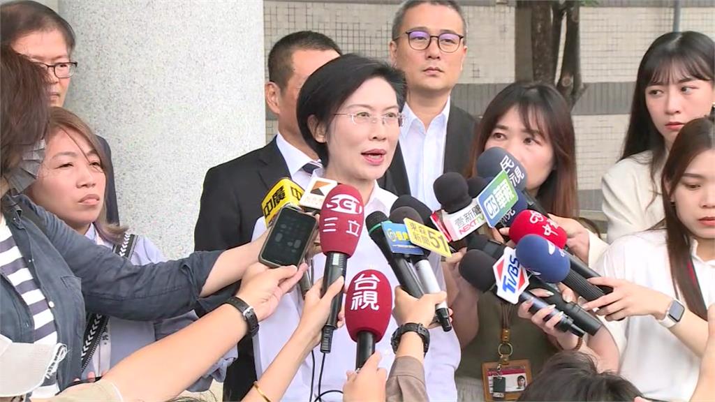高雄地院首度傳喚民進黨立委林岱樺到庭，她強調這是一場「不公不義的起訴」。圖／台視新聞