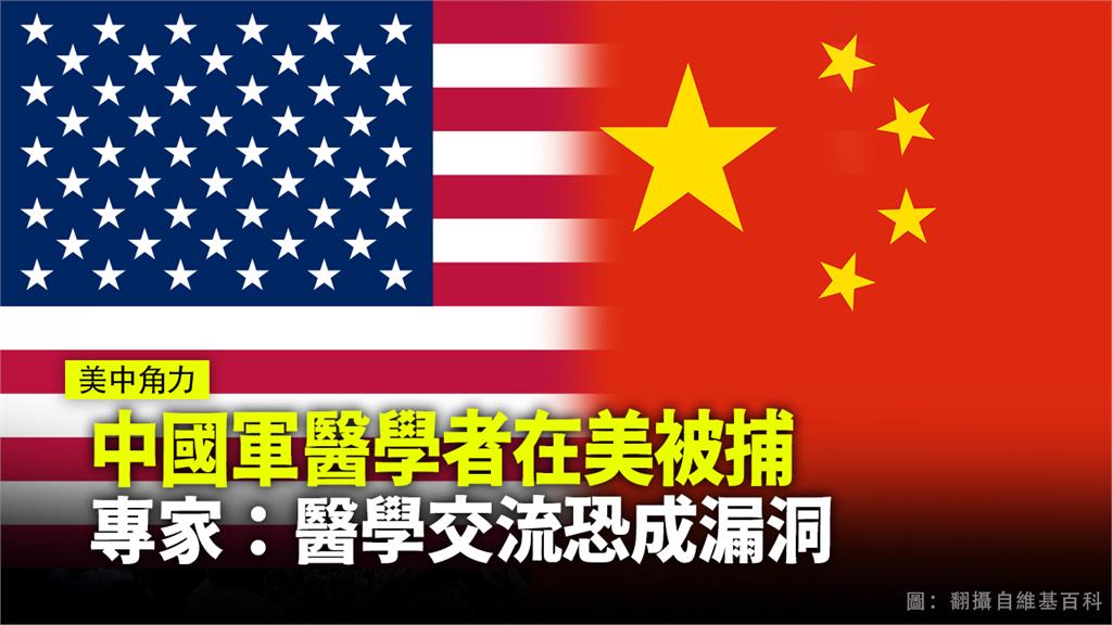 有4名中國人因涉嫌隱瞞軍人身份獲取美國簽證遭捕。圖：台視新聞