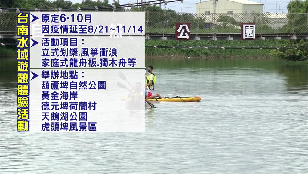 台南水域遊憩體驗8/21登場，水上活動項目與舉辦地點。圖／台視新聞