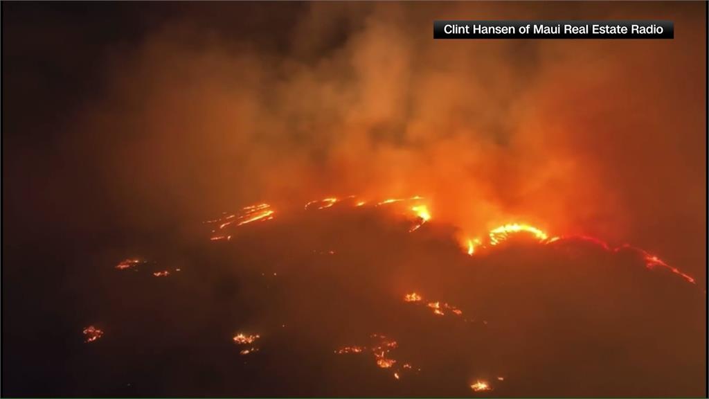 毛伊島野火災情慘重。圖／CNN