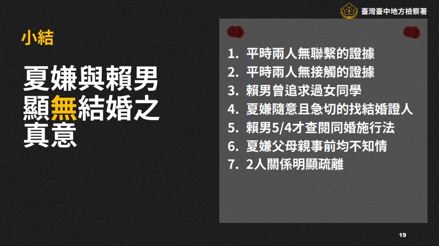 5億高中生被認定和夏嫌「假結婚」！檢察官7證據曝...