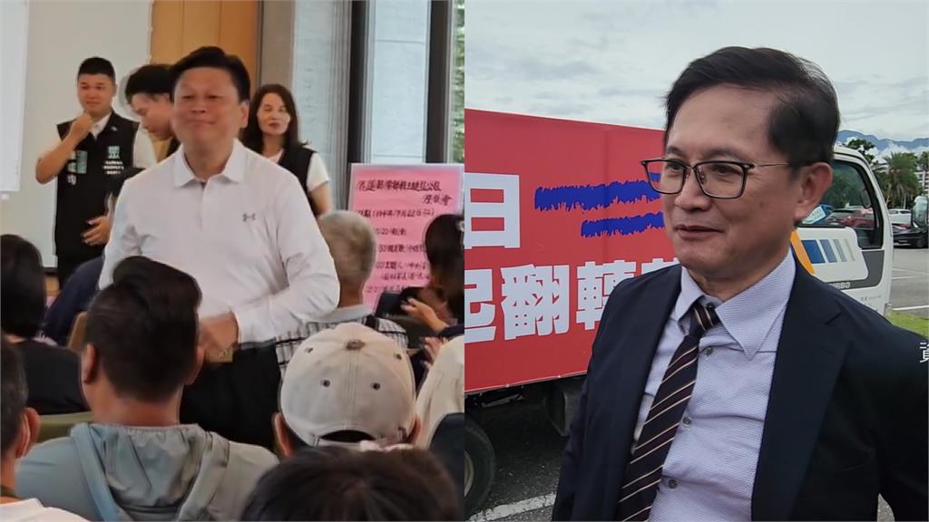 徐榛蔚和傅崐萁提告童子賢。圖／台視新聞