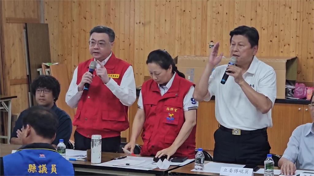 要吵架還是要救災？卓榮泰、傅崐萁爆口角 卓：要講...