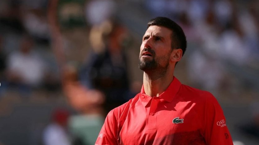 喬科維奇法網四強失利。圖／翻攝自IG@djokernole