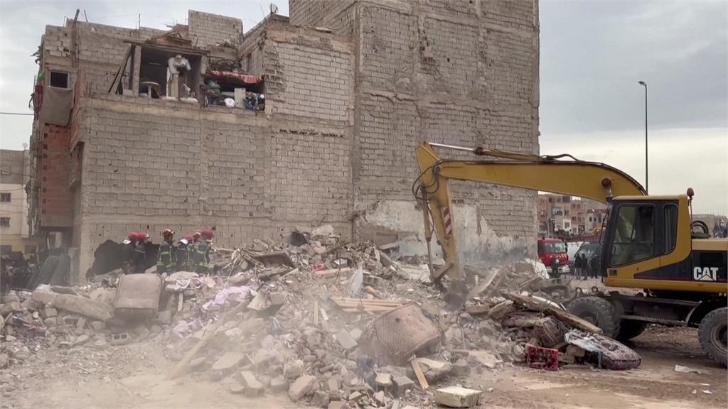 摩洛哥大城費茲2棟公寓接連倒塌 至少22死16傷