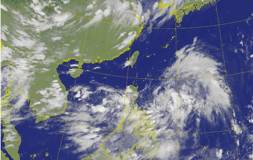 專家預測，颱風爆發生成期恐延至9月。示意圖：翻攝自中央氣象局