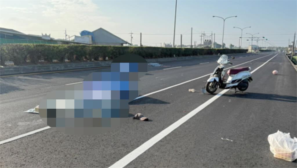 雲林台19線2死車禍...肇逃惡駕駛抓到了 貨車行經輾過倒地2騎士